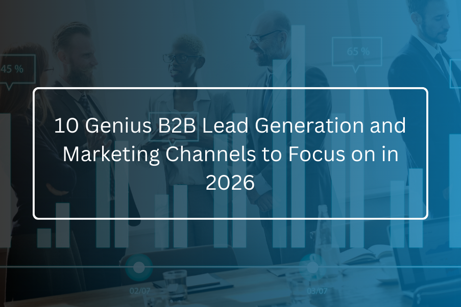 10 Genius B2B Lead Generation and Marketing Channels to Focus on in 2026