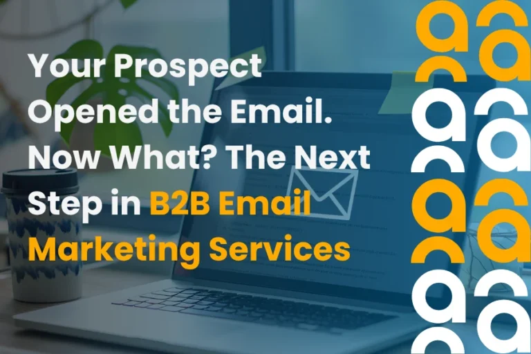 Your Prospect Opened the Email. Now What? The Next Step in B2B Email Marketing Services